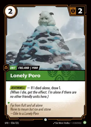 Lonely Poro [SFD-036] — ปกติ