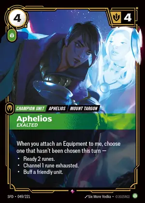 Aphelios - Exalted [SFD-049] — ฟอยล์