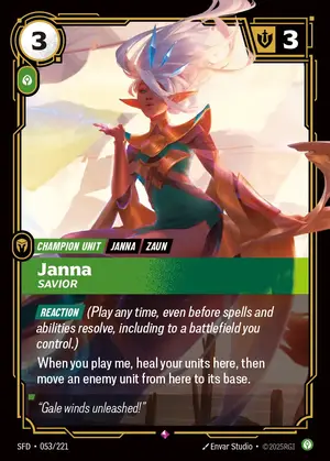 Janna - Savior [SFD-053] — ฟอยล์