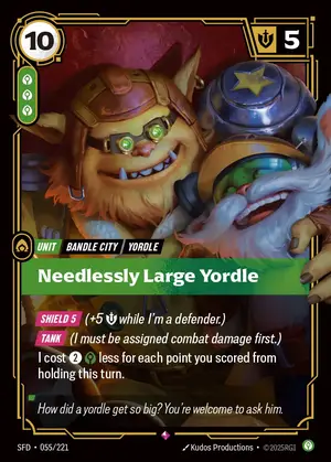 Needlessly Large Yordle [SFD-055] — ฟอยล์