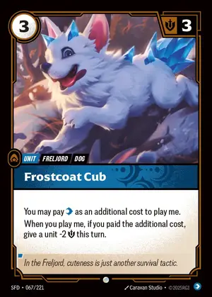 Frostcoat Cub [SFD-067] — ฟอยล์