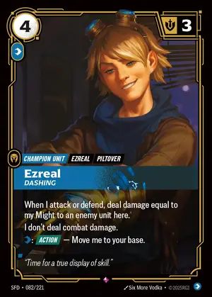 Ezreal - Dashing [SFD-082] — ฟอยล์