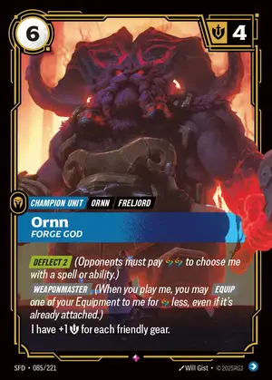 Ornn - Forge God [SFD-085] — ฟอยล์