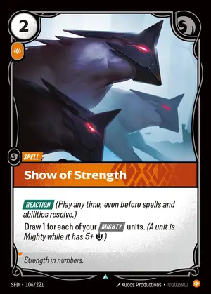 Show of Strength [SFD-106] — ปกติ