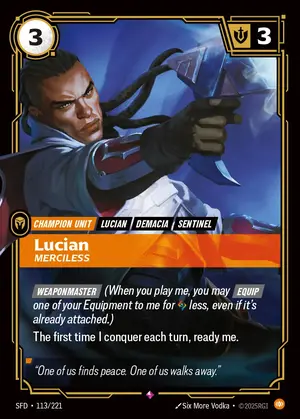 Lucian - Merciless [SFD-113] — ฟอยล์