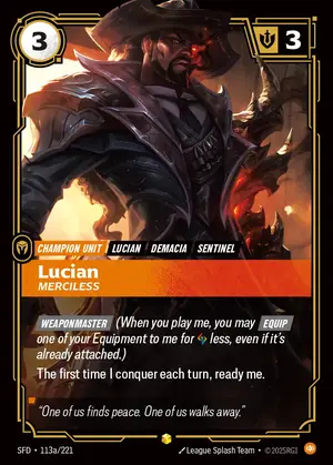 Lucian - Merciless [SFD-113A] — ฟอยล์