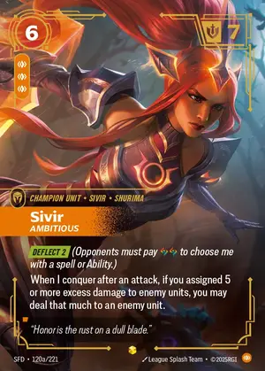 Sivir - Ambitious [SFD-120A] — ฟอยล์