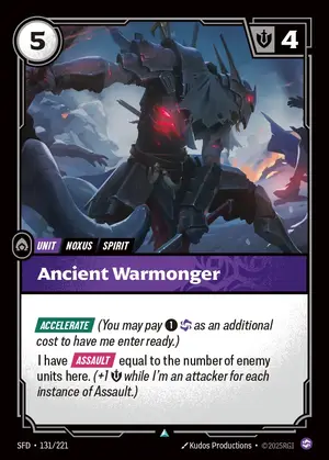 Ancient Warmonger [SFD-131] — ปกติ