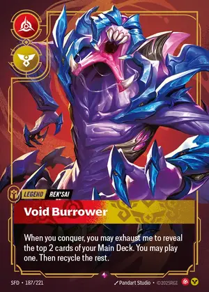 Rek'Sai - Void Burrower [SFD-187] — ฟอยล์