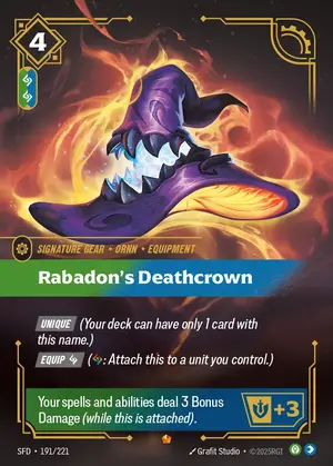 Rabadon's Deathcrown [SFD-191] — ฟอยล์
