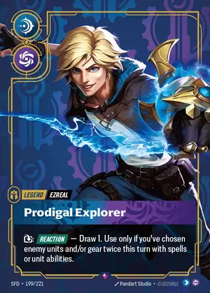 Ezreal - Prodigal Explorer [SFD-199] — ฟอยล์