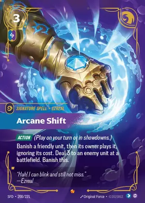 Arcane Shift SFD-200 ฟอยล์ — การ์ด Riftbound