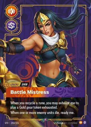 Sivir - Battle Mistress [SFD-203] — ฟอยล์