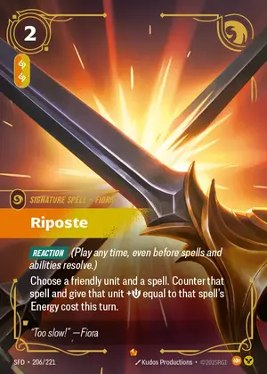 Riposte [SFD-206] — ฟอยล์