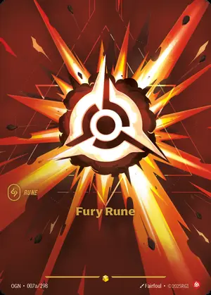 Fury Rune [SFD-R01a] — ฟอยล์