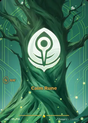 Calm Rune [SFD-R02a] — ฟอยล์