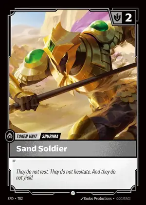 Sand Soldier // Buff [SFD-T02] — ปกติ