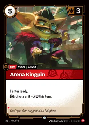 Arena Kingpin [UNL-001] — ปกติ