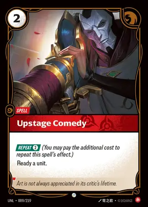 Upstage Comedy [UNL-009] — ฟอยล์
