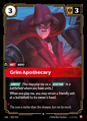 Grim Apothecary [UNL-021] — ฟอยล์