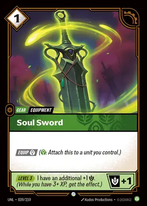Soul Sword [UNL-039] — ปกติ