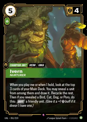 Ivern - Nurturer [UNL-051] — ฟอยล์