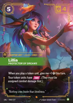 Lillia - Protector of Dreams [UNL-058] — ฟอยล์