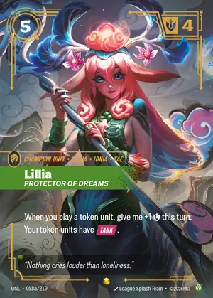 Lillia - Protector of Dreams [UNL-058A] — ฟอยล์