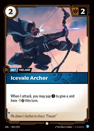 Icevale Archer [UNL-065] — ปกติ