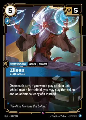 Zilean - Time Mage [UNL-086] — ฟอยล์