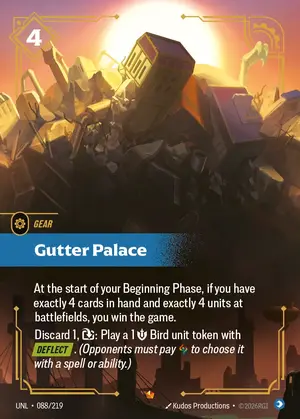 Gutter Palace UNL-088 ฟอยล์ — การ์ด Riftbound