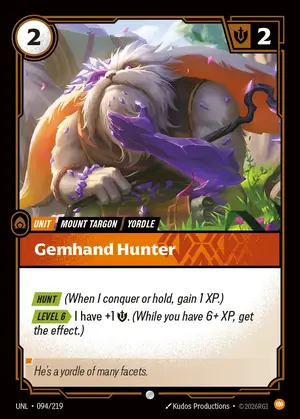 Gemhand Hunter [UNL-094] — ปกติ