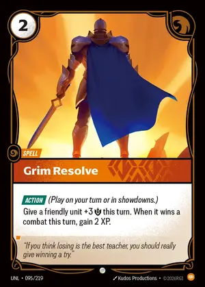 Grim Resolve [UNL-095] — ปกติ