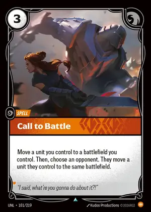 Call to Battle [UNL-101] — ปกติ