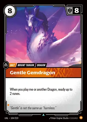 Gentle Gemdragon [UNL-104] — ปกติ