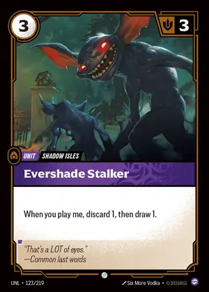 Evershade Stalker [UNL-123] — ปกติ