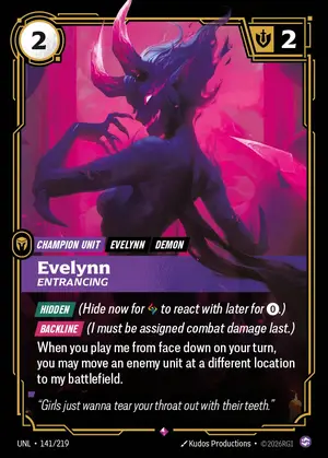 Evelynn - Entrancing [UNL-141] — ฟอยล์