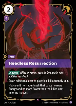 Heedless Resurrection [UNL-142] — ฟอยล์