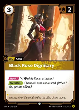 Black Rose Dignitary [UNL-152] — ปกติ