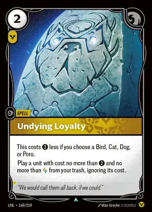 Undying Loyalty [UNL-168] — ปกติ