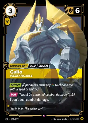 Galio - Indefatigable [UNL-171] — ฟอยล์