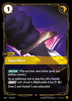 Sacrifice [UNL-173] — ฟอยล์