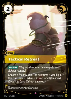 Tactical Retreat [UNL-175] — ฟอยล์