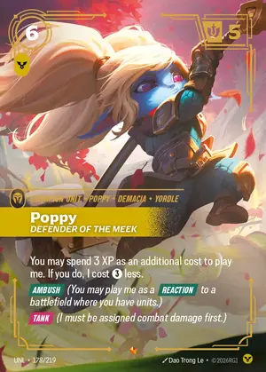 Poppy - Defender of the Meek [UNL-178] — ฟอยล์