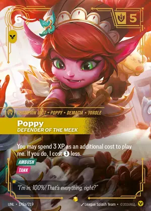 Poppy - Defender of the Meek [UNL-178A] — ฟอยล์