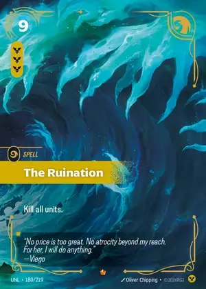 The Ruination UNL-180 ฟอยล์ — การ์ด Riftbound