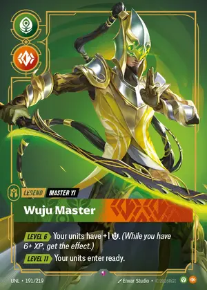 Master Yi - Wuju Master [UNL-191] — ฟอยล์
