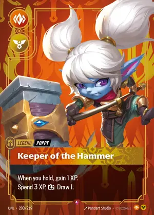 Poppy - Keeper of the Hammer [UNL-203] — ฟอยล์