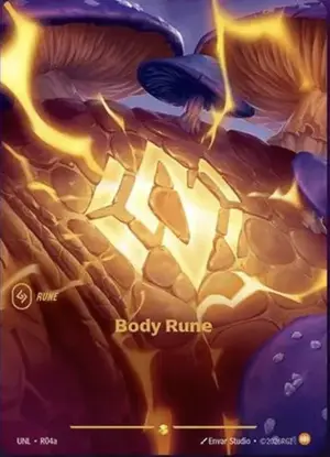 Body Rune [UNL-R04a] — ฟอยล์