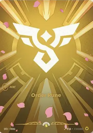 Order Rune (Unleashed Nexus Night Promo) [UNL-R06b] — ฟอยล์